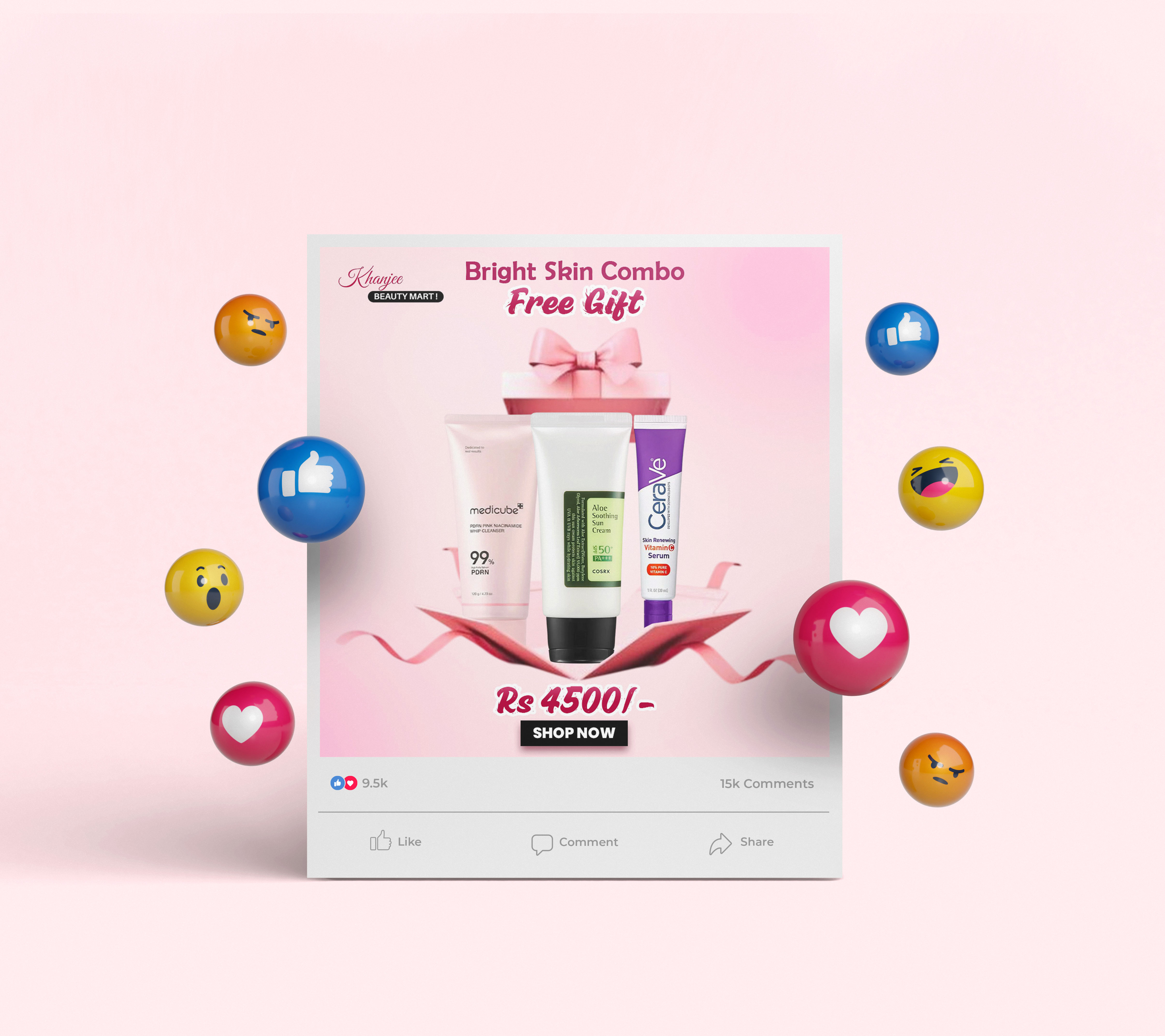 BRIGHT SKIN COMBO FREE GIFT