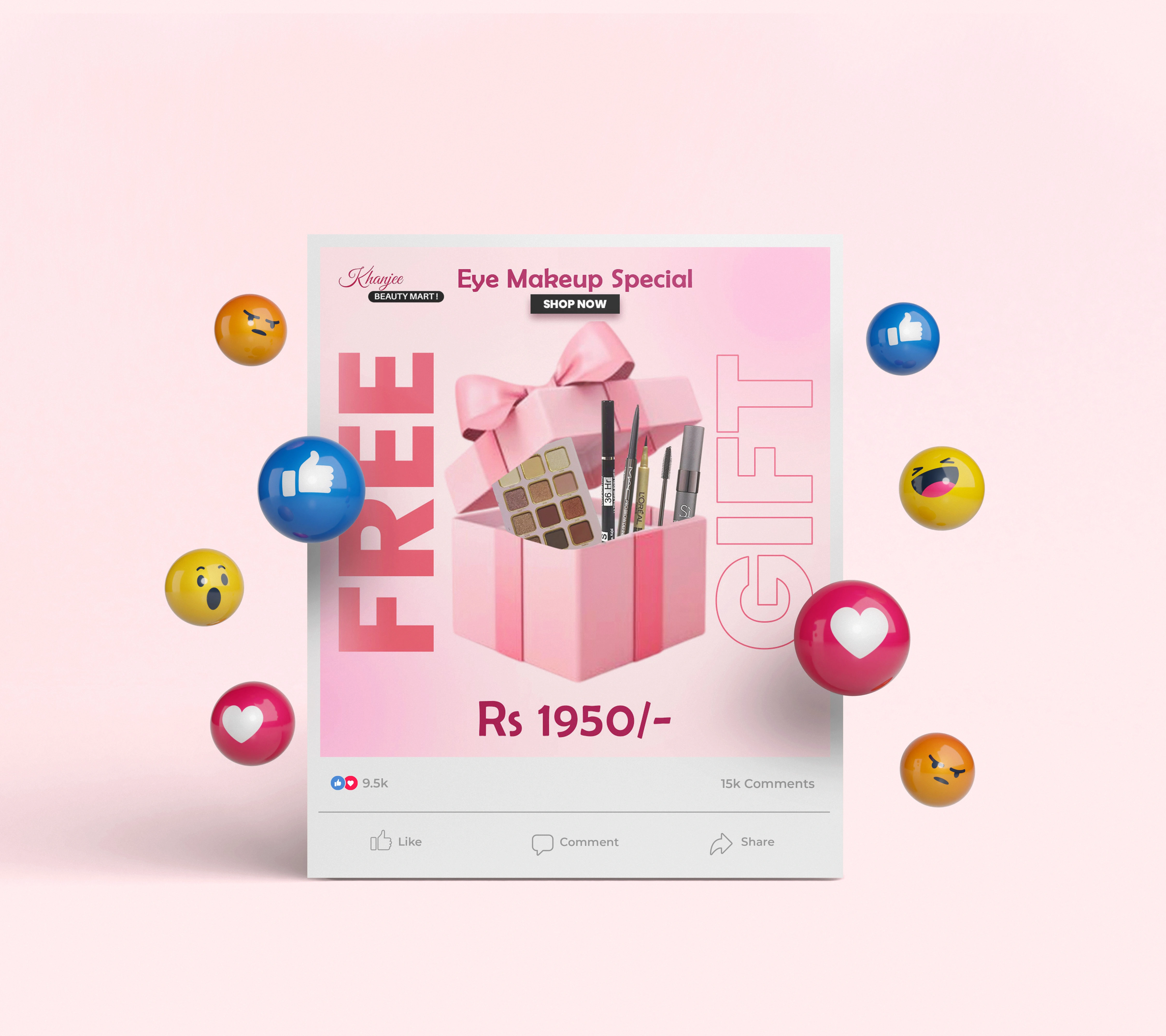 EYE MAKEUP SPEAICAL FREE GIFT