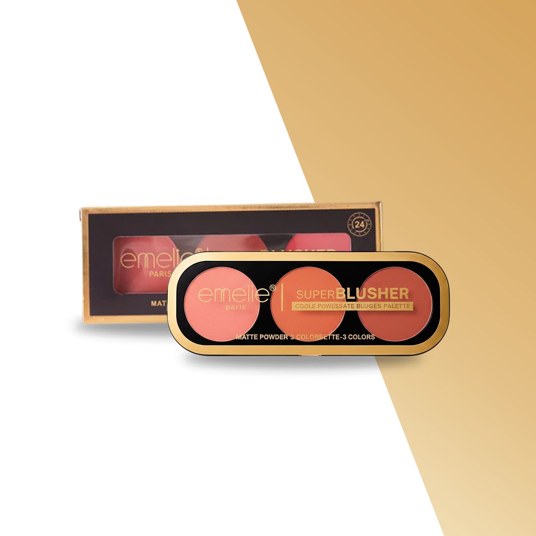 Emelie 3.color Ultimate Blusher Pallete