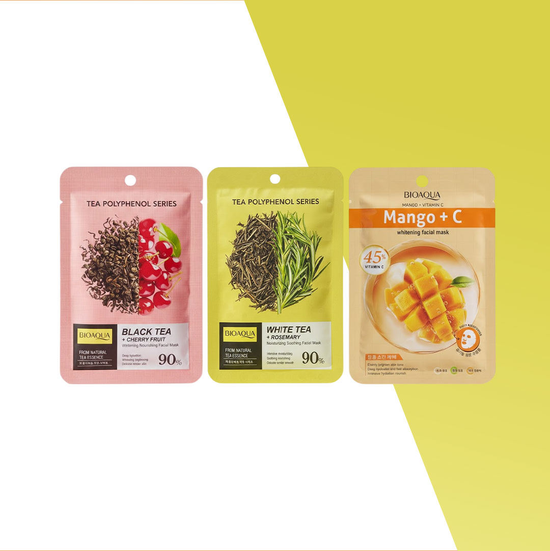 Bioaqua Nourish, Glow & Refresh Facial Sheet Mask