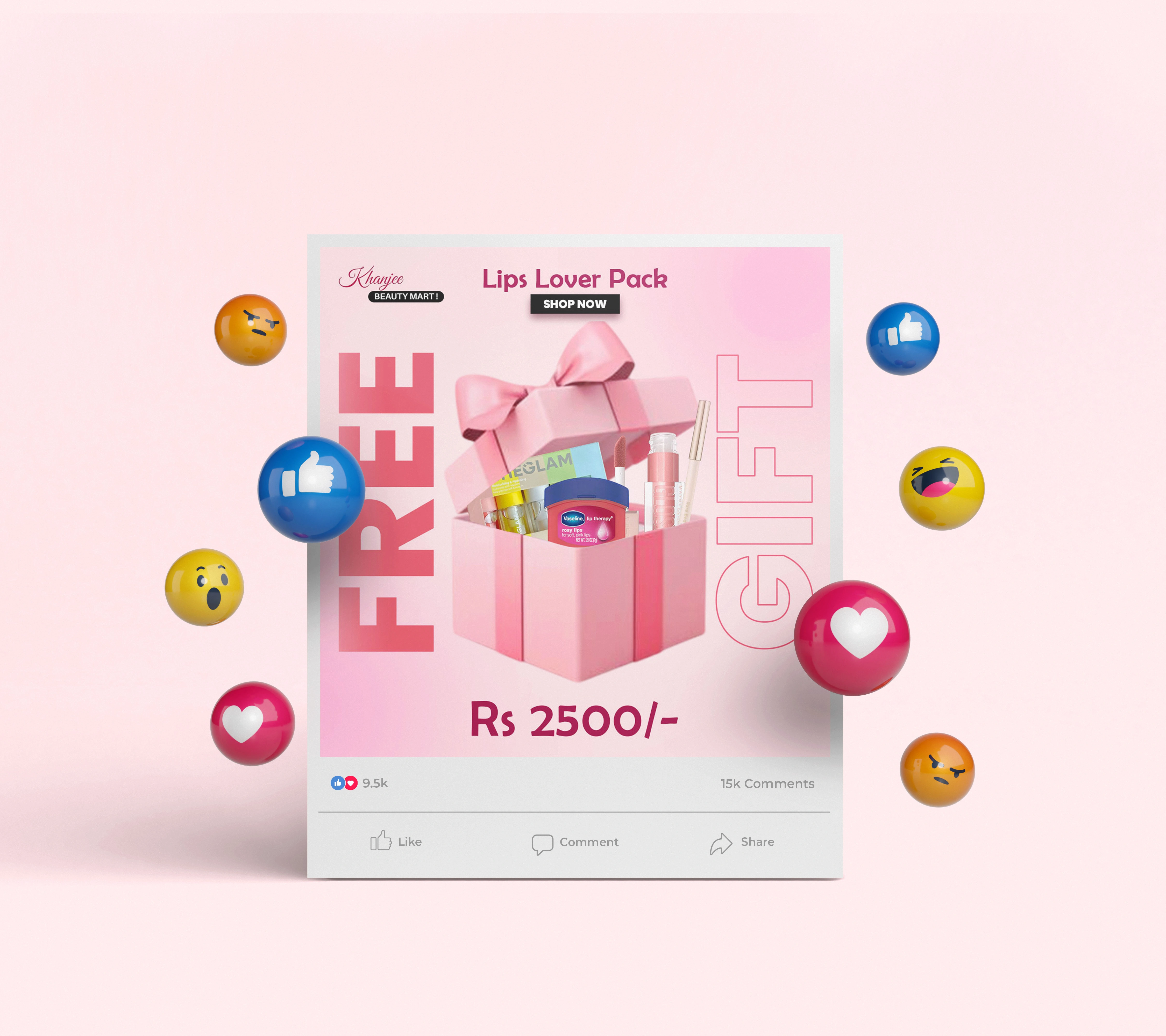 LIPS LOVER PACK FREE GIFT