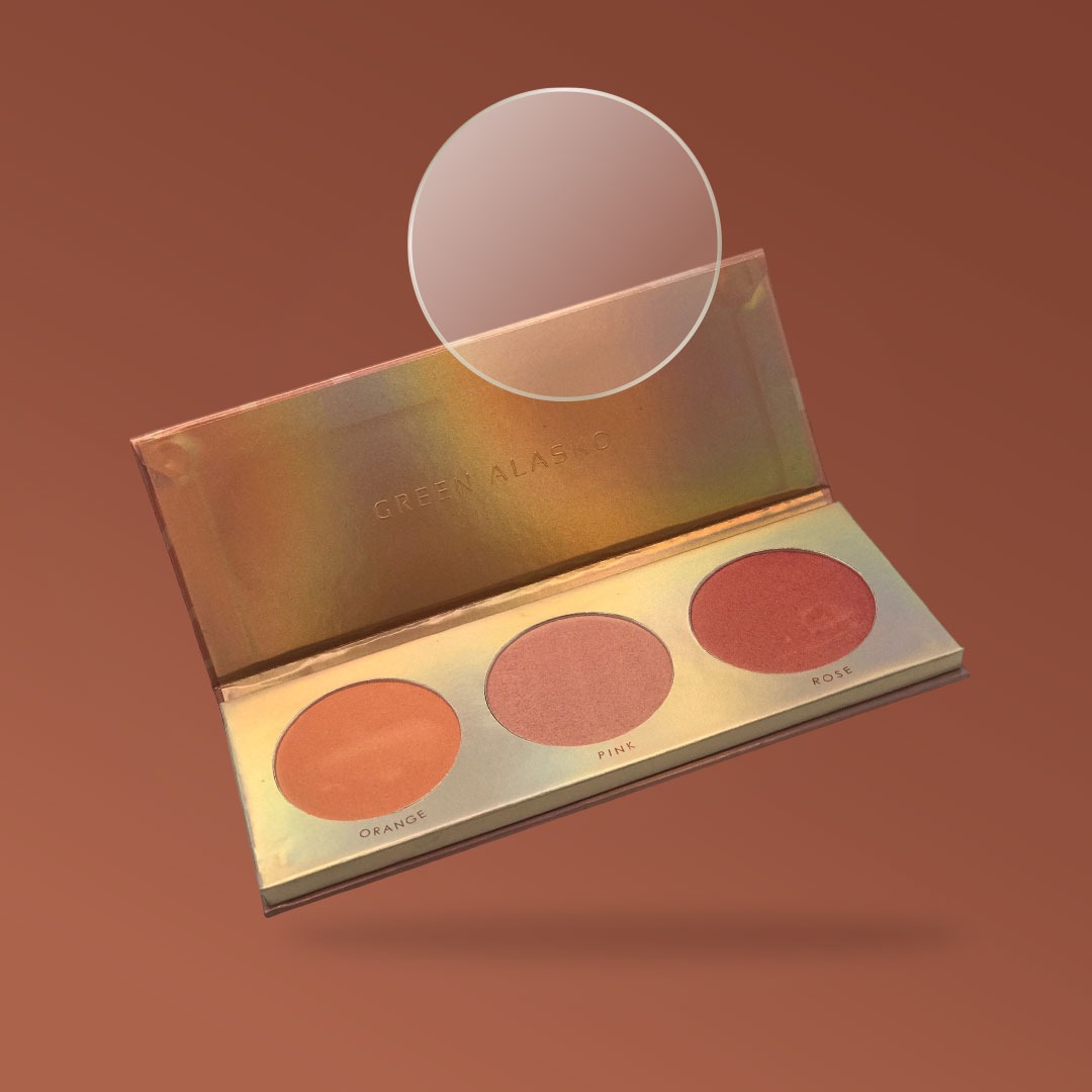 Alasko 3 color Blush Pallete